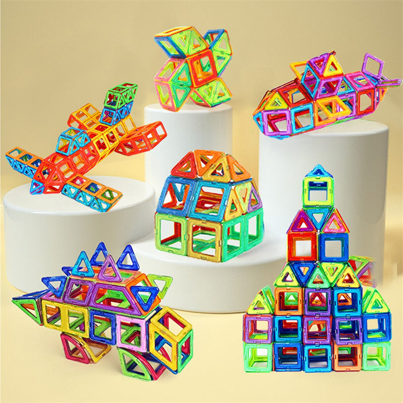 ⭐ Bloques de Construcción Magnéticos para Niños | Set DIY Educativo de Imanes, ABS Seguro y No Tóxico | Juguete Creativo STEM