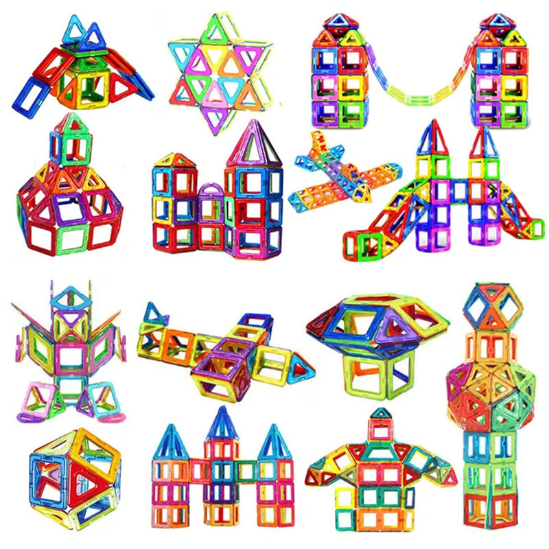 ⭐ Bloques de Construcción Magnéticos para Niños | Set DIY Educativo de Imanes, ABS Seguro y No Tóxico | Juguete Creativo STEM