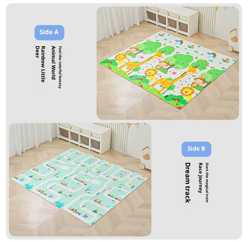 Alfombra Infantil Plegable para Bebés y Niños – Tapete Acolchado para Gateo y Juego | Uso en Salón