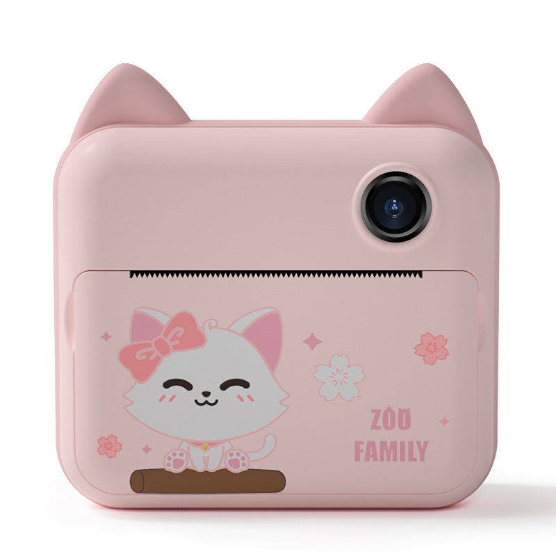 ⭐ Cámara Infantil Digital con Impresión Instantánea | 12MP, Video 1080P, Pantalla 2.4”, Batería 1500mAh, Incluye Papel, Stickers y Lanyard – Set Creativo para Niños