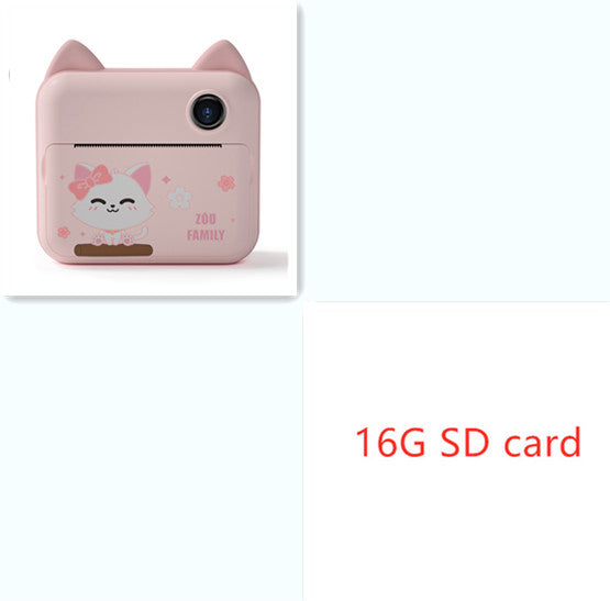 ⭐ Cámara Infantil Digital con Impresión Instantánea | 12MP, Video 1080P, Pantalla 2.4”, Batería 1500mAh, Incluye Papel, Stickers y Lanyard – Set Creativo para Niños