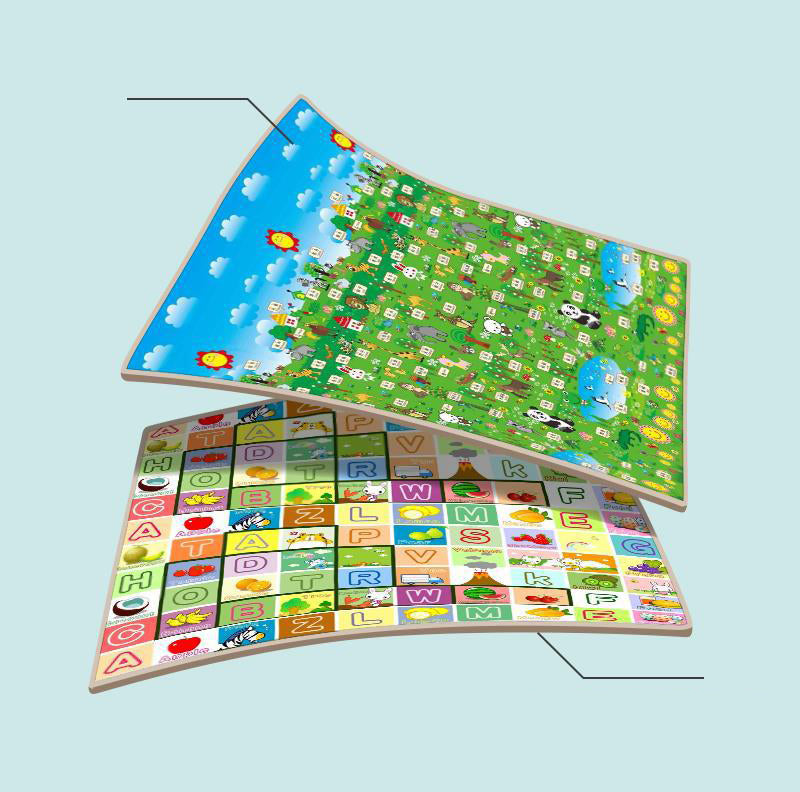 Alfombra Infantil Plegable para Bebés y Niños – Tapete Acolchado para Gateo y Juego | Uso en Salón