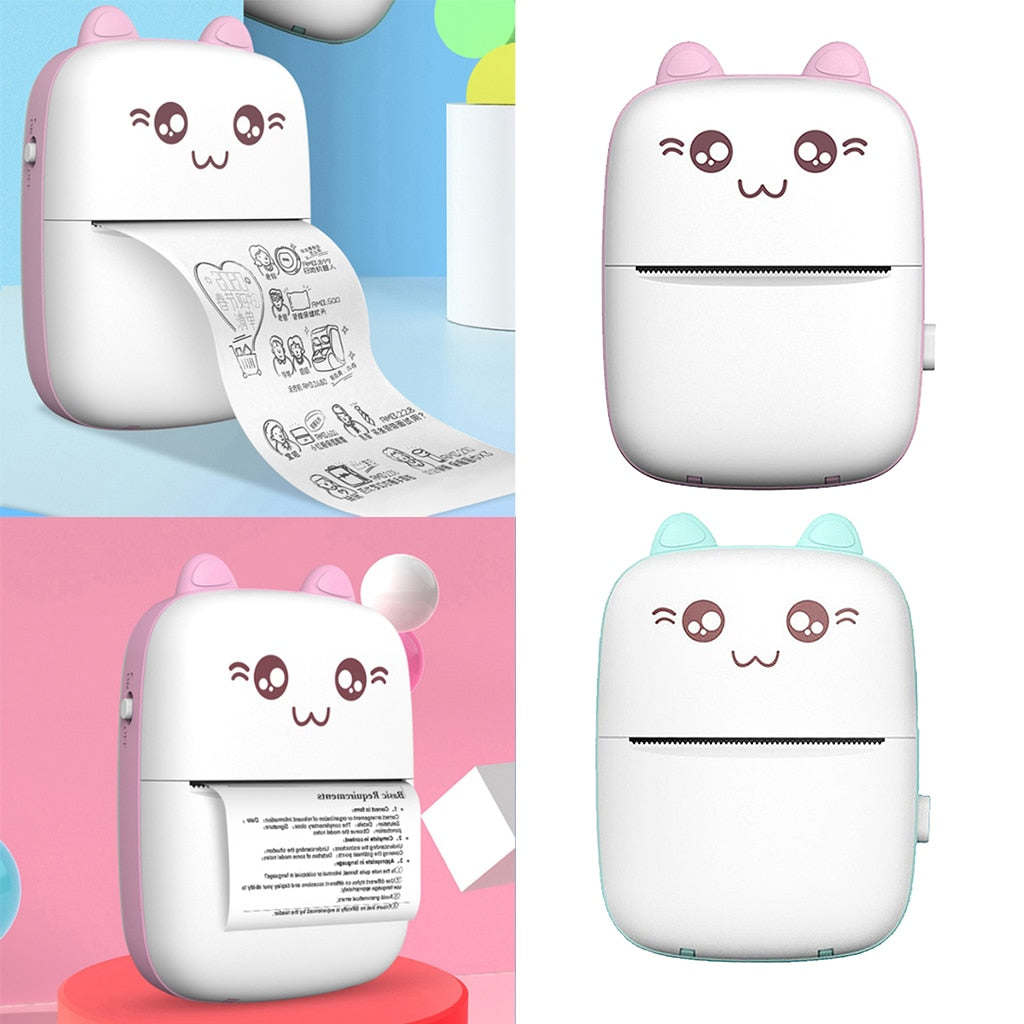 ⭐ Mini Impresora Portátil A6 | Bluetooth & WiFi, 200 dpi, Sin Tinta | Fotos, Notas, Etiquetas y Apuntes | Ideal para Estudiantes