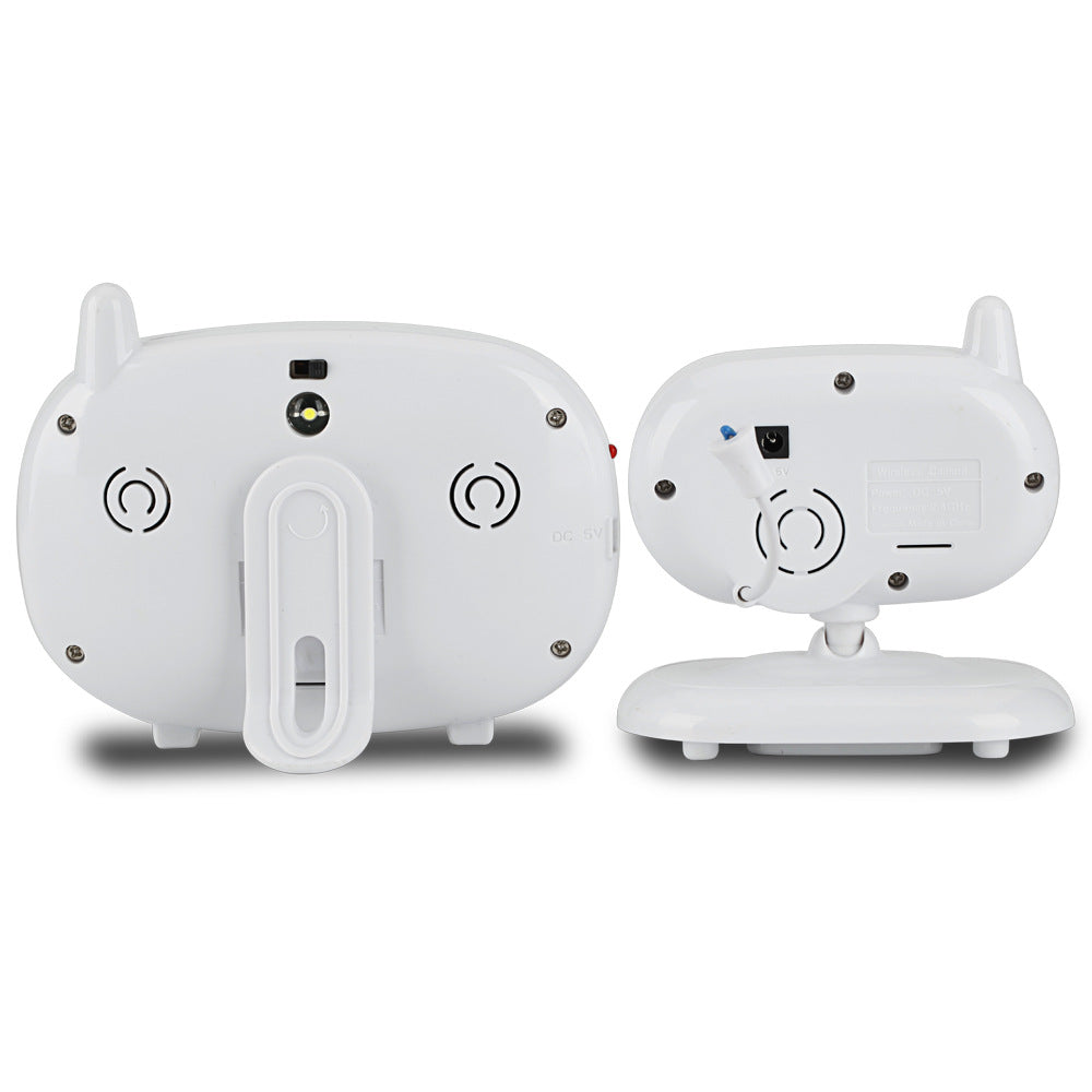 ⭐Monitor de Bebé con Cámara 3.5" | Visión Nocturna, Audio Bidireccional, Sensor de Temperatura, Lullabies y Transmisión Segura 2.4G