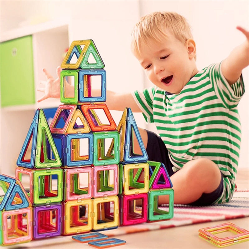 ⭐ Bloques de Construcción Magnéticos para Niños | Set DIY Educativo de Imanes, ABS Seguro y No Tóxico | Juguete Creativo STEM