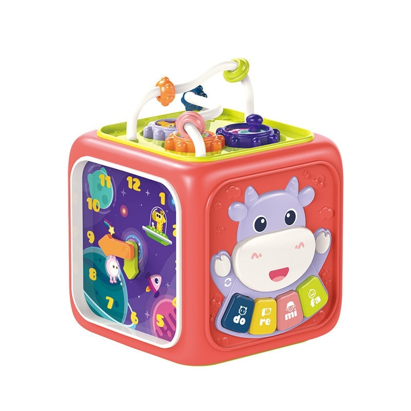 Tambor Musical Bebé Hexaedro 6 en 1 – Juguete Interactivo con Luces y Sonidos | Desarrollo Temprano