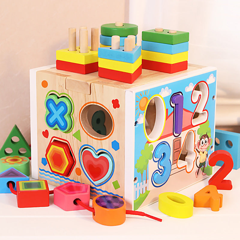 Rompecabezas Montessori de Madera – Juego de Encaje de Formas y Colores para Niños | Juguete Educativo 3–6 Años