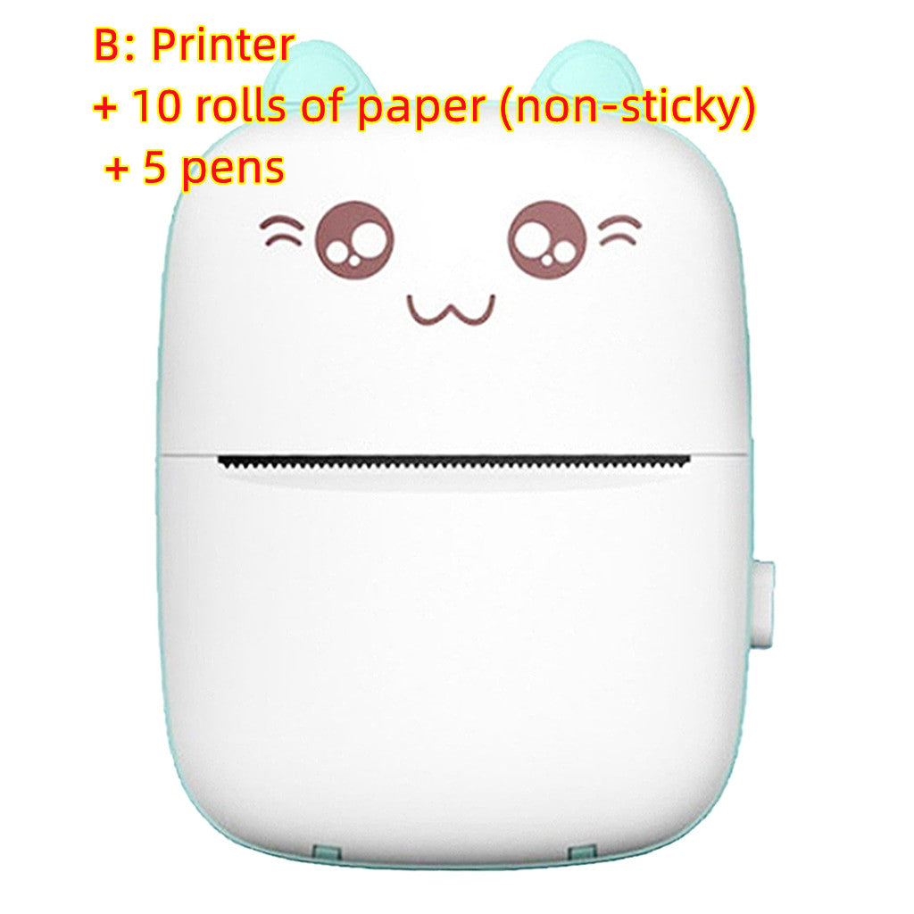 ⭐ Mini Impresora Portátil A6 | Bluetooth & WiFi, 200 dpi, Sin Tinta | Fotos, Notas, Etiquetas y Apuntes | Ideal para Estudiantes
