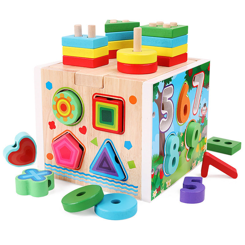 Rompecabezas Montessori de Madera – Juego de Encaje de Formas y Colores para Niños | Juguete Educativo 3–6 Años