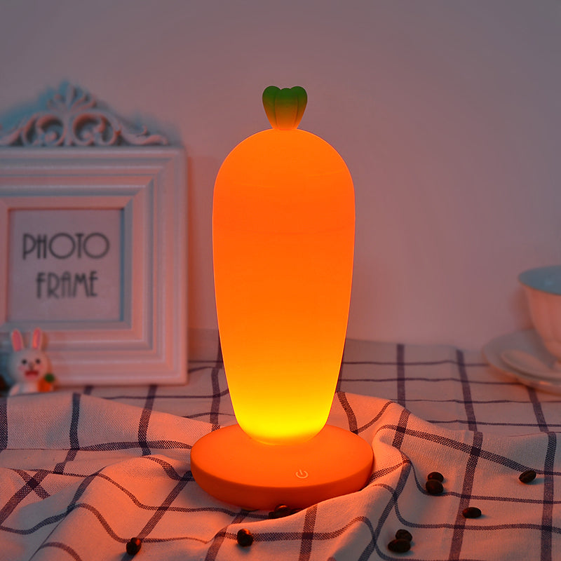 Luz Nocturna de Fresa USB – Lámpara LED de Silicona Suave con Control Táctil | Night Light Recargable para Dormitorio Infantil
