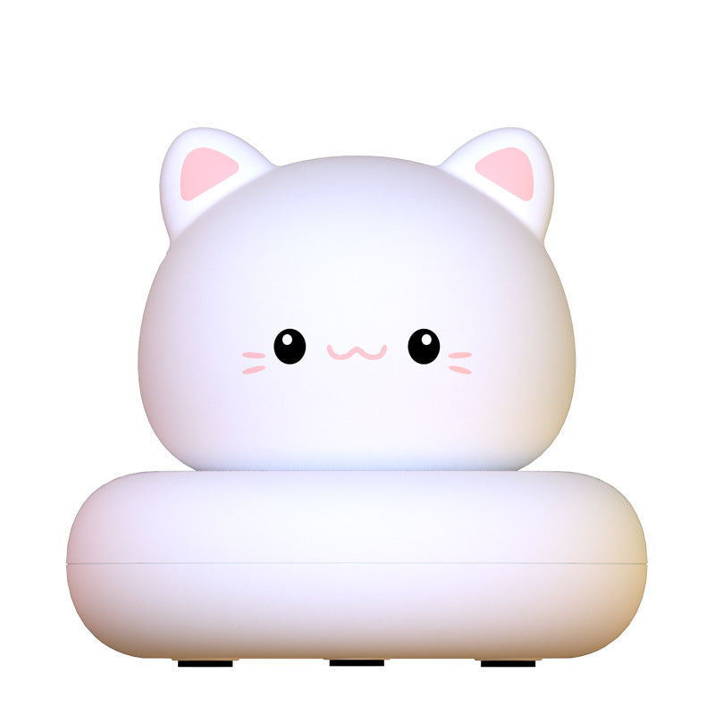 ⭐ Lámpara LED de Mesita con Sensor Táctil “Cute Pets” | Luz Nocturna Inteligente, 3W, Batería, Diseño Moderno | Conejito, Gatito, Patito o Osito