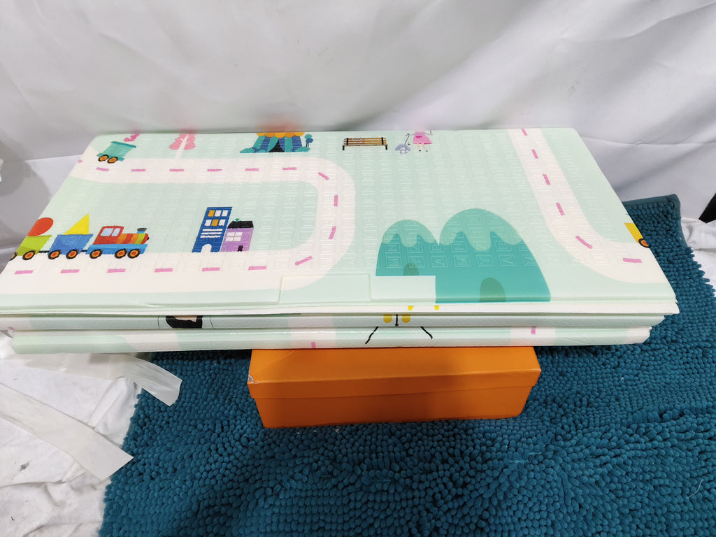 Alfombra Infantil Plegable para Bebés y Niños – Tapete Acolchado para Gateo y Juego | Uso en Salón